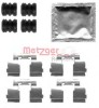 Set accesorii, placute frana RENAULT MEGANE I Break (KA0/1) (1999 - 2003) METZGER 109-1835