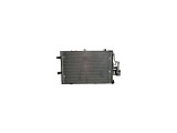 Condensator climatizare Opel Combo C, 08.2003-04.2005, motor 1.6, 64 kw benzina, cutie manuala, full aluminiu brazat, 590 (545)x385x16 mm, cu uscator