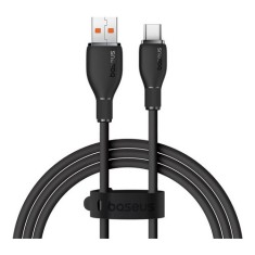 CABLU alimentare si date Baseus Pudding, Fast Charging Data Cable pt. smartphone, USB la USB Type-C 100W, 1.2m, negru &quot;P10355703111-00&quot; (timbru verde