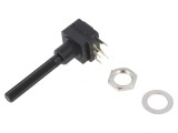 Potentiometru Axial 50k&Omega; 200mW THT 6mm Plastic Mono Cărbune
