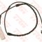 Senzor de avertizare,uzura placute de frana BMW Seria 7 (E65, E66, E67) (2001 - 2009) TRW GIC192