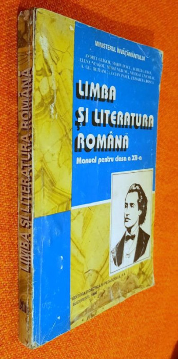 Limba si literatura romana. Manual clasa a XII-a &ndash; Gligor, Iancu, Ilian, Pavel