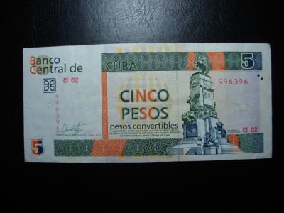 CUBA 5 PESOS 2017 SUPERBA foto
