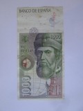 Spania 1000 Pesetas 1992,bancnota din imagini