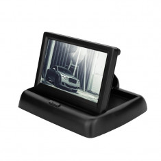 Monitor Color TFT-LCD Car Vision, MM-01, 4.3? rabatabil, 2 intrari video, rezolutie 480 x 272 foto