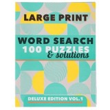Large Print Puzzle Book - Word search 100 Puzzles &amp; Solutions