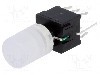 Microintrerupator 10x10mm, ON-(ON), DPDT, HIGHLY - PB61303BL-3