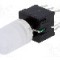 Microintrerupator 10x10mm, ON-(ON), DPDT, HIGHLY - PB61303BL-3