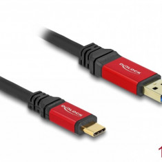 Cablu USB 3.2-A la USB type C T-T 1m, Delock 80617