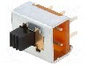 Intrerupator glisant, 2 pozitii, SPDT, ON-ON, KNITTER-SWITCH - MFP 291 N
