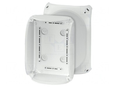 Cutie de conexiuni IP66 gri 130x180x77mm foto