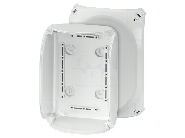 Cutie de conexiuni IP66 gri 130x180x77mm