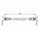 Conducta / cablu frana VW TOURAN (1T1, 1T2) (2003 - 2010) BOSCH 1 987 481 369