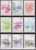 C4673 - Monaco 1986 - Arta 9v. neuzat,perfecta stare, Nestampilat