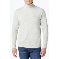 Bluza barbati cu guler si logo gri, 2XL
