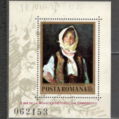 Romania.1982 75 ani moarte N.Grigorescu:PIctura-Bl. DR.451