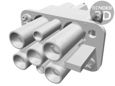 Conector HDC Inserturi de Contact Mamă Han Q 7 Pin