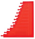 Dispozitiv CARP PRO Masurare Fir De Par Sablon, Red, 1buc/pac