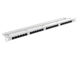 Patch Panel LANBERG Alb 24 Porturi Cat 6 Standard 19" RACK