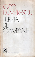 Jurnal de campanie de Geo Dumitrescu foto