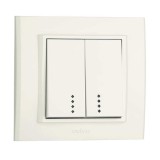 Comutator 10A alb Mina - OVIVO | 401-010200-203