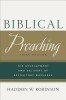 Biblical Preaching: The Development and Delivery of Expository Messages
