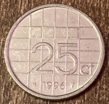 C50 - Moneda foarte veche - Olanda - 25 centi - 1996
