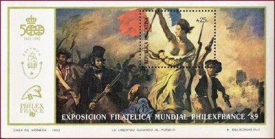 Argentina 1989 Paintings, Philex France, perf. sheet, MNH S.143 foto