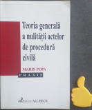 Teoria generala a nulitatii actelor de procedura civila Marin Popa