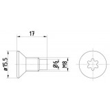 Surub, disc frana RENAULT KANGOO / GRAND KANGOO (KW0/1) (2008 - 2016) HELLA 8DZ 355 209-041