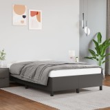 VidaXL Cadru de pat, gri, 120x200 cm, piele ecologică 347243