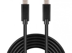 Cablu USB 3.2 Gen 2x2-C la USB-C 3A 20Gbit/s T-T 1m, ku31cg1bk