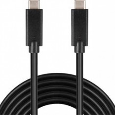 Cablu USB 3.2 Gen 2x2-C la USB-C 3A 20Gbit/s T-T 1m, ku31cg1bk