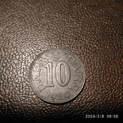 -Y- MONEDA YUGOSLAVIA 10 PARA 1920 VG + /EX foto