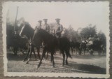 Ofiteri romani calare// fotografie, Romania 1900 - 1950, Portrete