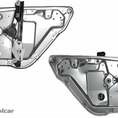 Macara geam Skoda Fabia 1 (6Y) 2000-2007, electrica cu panou, fara motoras, usa spate partea Stanga Kft Auto