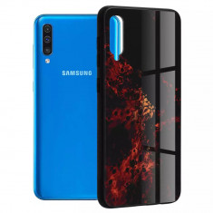 Husa Samsung Galaxy A50 Antisoc Personalizata Nebuloasa Rosie Glaze foto