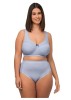 Sutien fara armatura pentru femei Ulla Popken, albastru, 115E - OUTLET