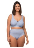 Cumpara ieftin Sutien fara armatura pentru femei Ulla Popken, albastru, 115E - OUTLET