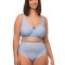 Sutien fara armatura pentru femei Ulla Popken, albastru, 115E - OUTLET