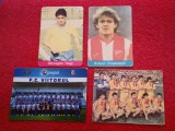 Lot 4 calendare (buzunar) fotbal - Romania,Hagi, Viitorul,Prosinecki