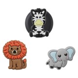 Husa OEM Zoo pentru Apple AirTag, Set 3 bucati, Multicolor