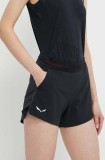 Salewa pantaloni scurți outdoor Pedroc 2 DST culoarea negru, modelator, medium waist, 00-0000028604