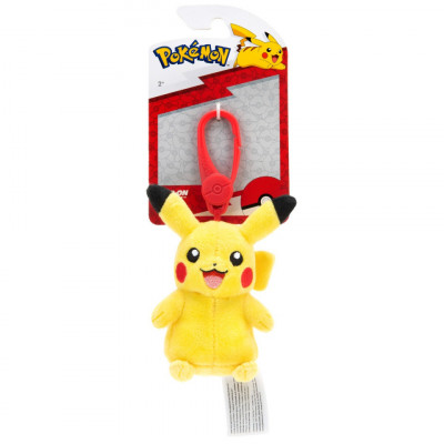 Pokemon - Jucarie de plus cu agatatoare, Pikachu #2, S6 foto