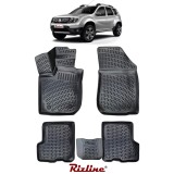 Covorase auto tip tavita Rizline 3D &ndash; Dacia Duster 4x2 (2009&ndash;2017) &ndash; Set fata + spate, Cauciuc