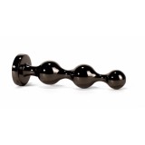 Dop Anal Cu Bijuterie Secret Shine Booty Call L, Metalic + Negru, 13.5 cm