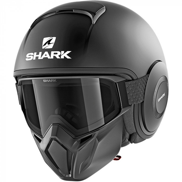 Casca semi integrala Shark Street Drak, negru/mat, marime L