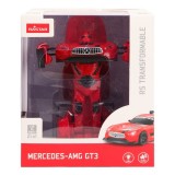 MASINUTA METALICA CONVERTIBILA MERCEDES BENZ GT3 ROSIE CU SCARA 1 LA 32, Rastar Metal 1:32