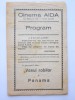 QW13 - Program cinematograf - Cinema Aida - anii 1930