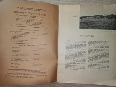 Constructii rurale, Caietul IV-V, CCA 1935-1940 foto